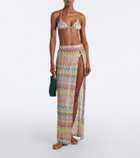 Missoni Zigzag lamé beach cover-up