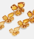 Zimmermann Bloom Large embellished drop earrings
