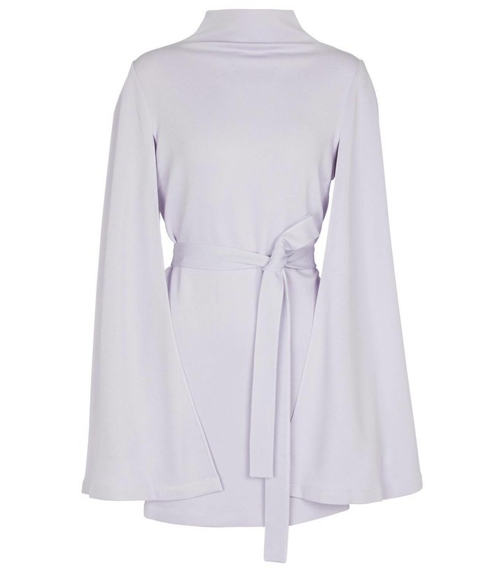 Photo: Safiyaa Harper caped stretch-jersey top