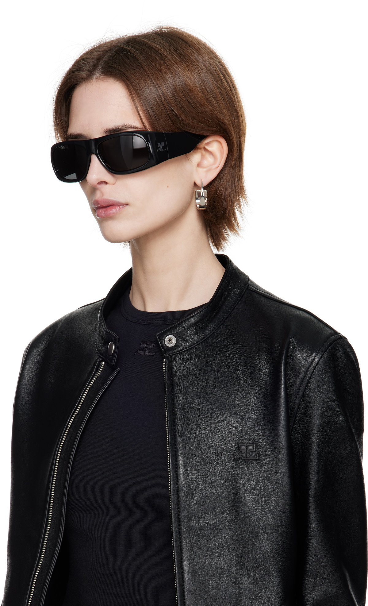 Courrèges Black Holy Sunglasses
