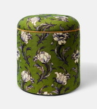 La DoubleJ Baba' floral canvas pouf