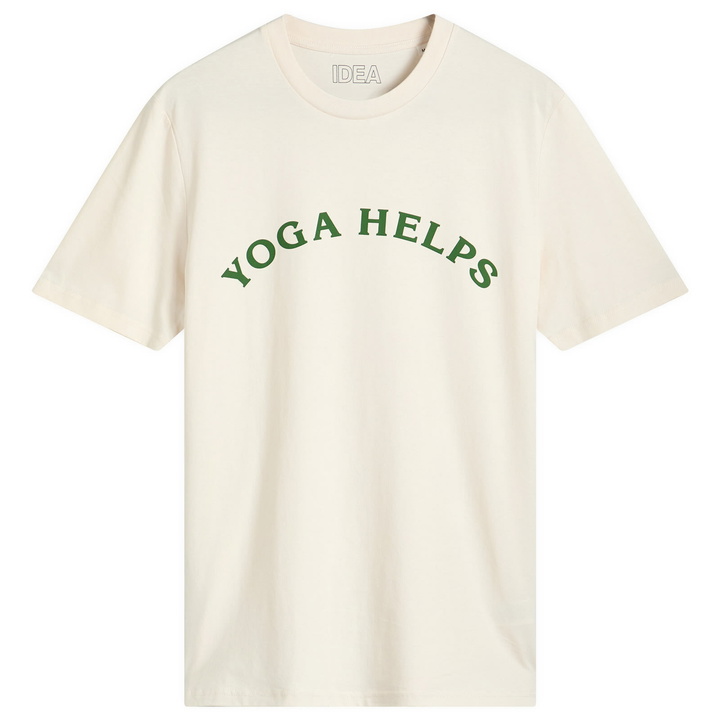 Photo: IDEA Yoga Helps T-Shirt in Vintage White