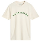 IDEA Yoga Helps T-Shirt in Vintage White