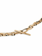 Lizzie Mandler Fine Jewelry 18K Yellow Gold XS Knife Edge Diamond Bracelet