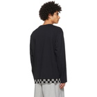 Ambush Black Monogram Rib Long Sleeve T-Shirt