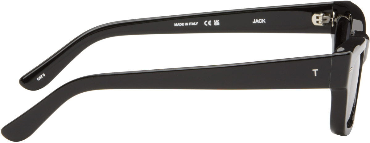 THISTLES Black 'The Jack' Sunglasses