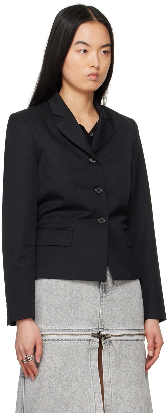 VAQUERA Black Cutout Blazer