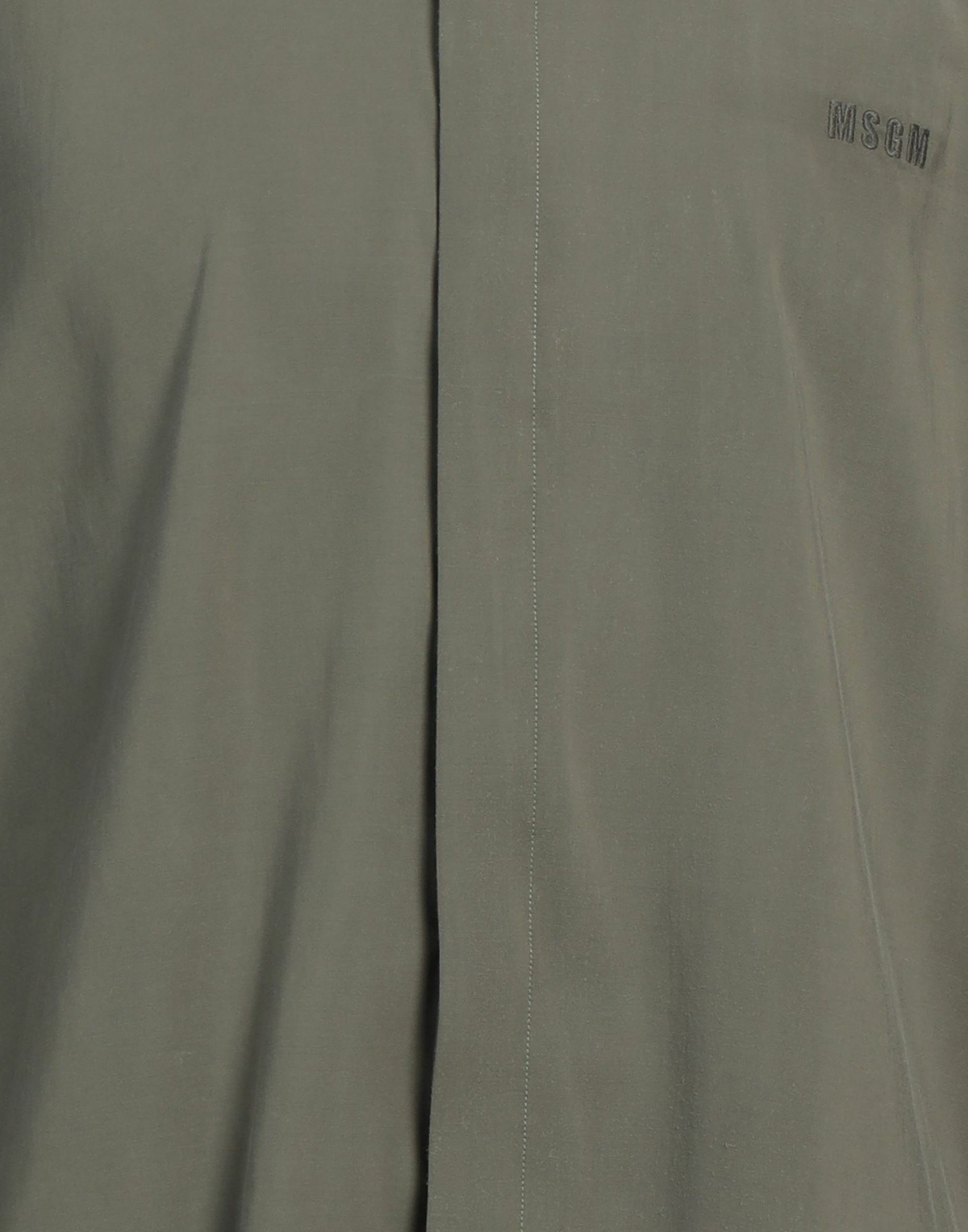 Msgm Mens Shirt Military in Green