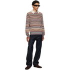 Paul Smith Multicolor 'Signature Stripe' Textured-Cotton Sweater