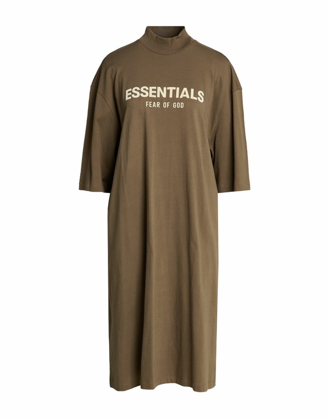 Photo: Fear Of God Essentials Womens Midi dress Khaki