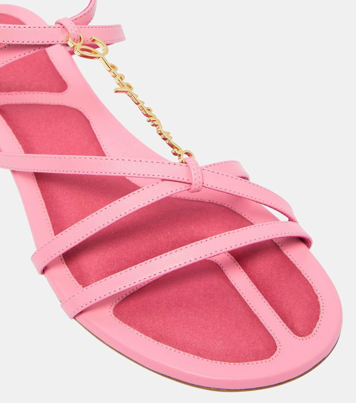 Jacquemus Les Sandales Pralu Plates leather sandals