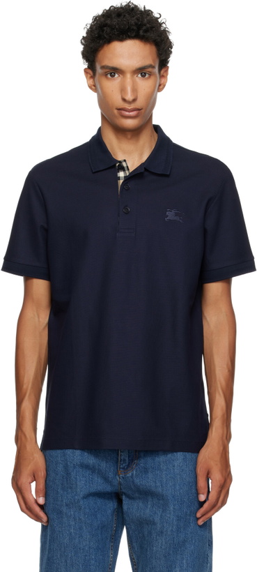 Photo: Burberry Navy Cotton Polo