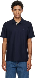Burberry Navy Cotton Polo