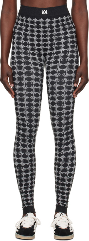 Photo: AMIRI Black MA Quad Seamless Leggings