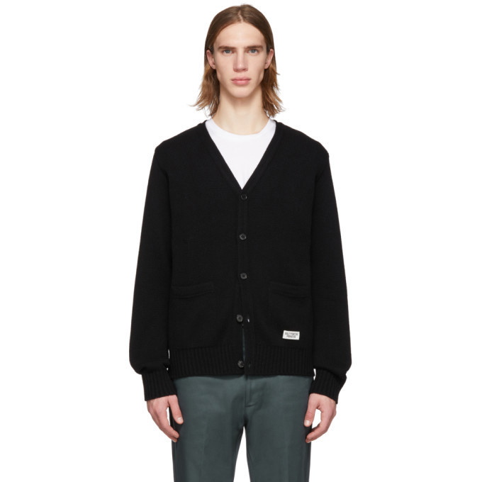 Photo: Wacko Maria Black Classic Cardigan