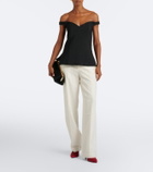 Róhe Off-shoulder top