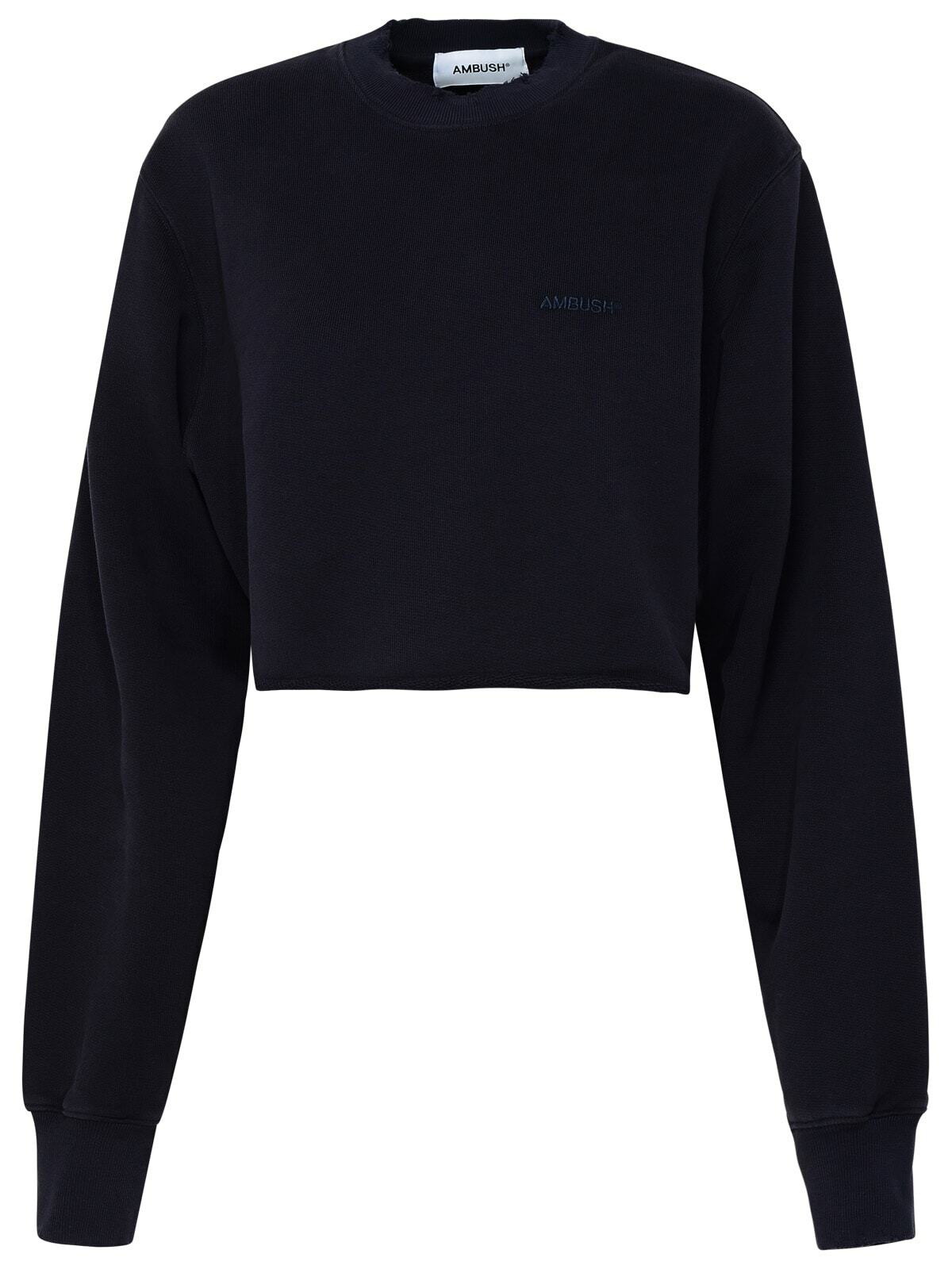 AMBUSH◆トップス/S/ポリエステル/BLK/無地/fur cropped turtleneck AMBUSH Turtleneck - Black | Garmentory
