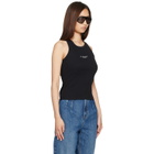 Givenchy Black Slim Fit 'Givenchy Paris' Tank Top
