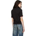 Raimundo Langlois Black Layered Polo