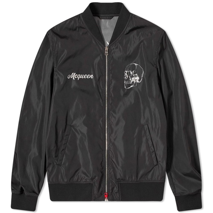 Photo: Alexander McQueen Skull Logo Souvenir Jacket