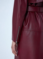 Sportmax Long Leather Coat