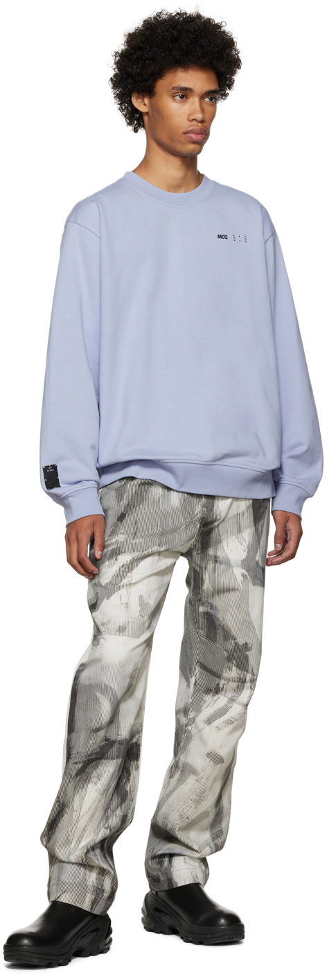 MCQ Blue Cotton Sweatshirt