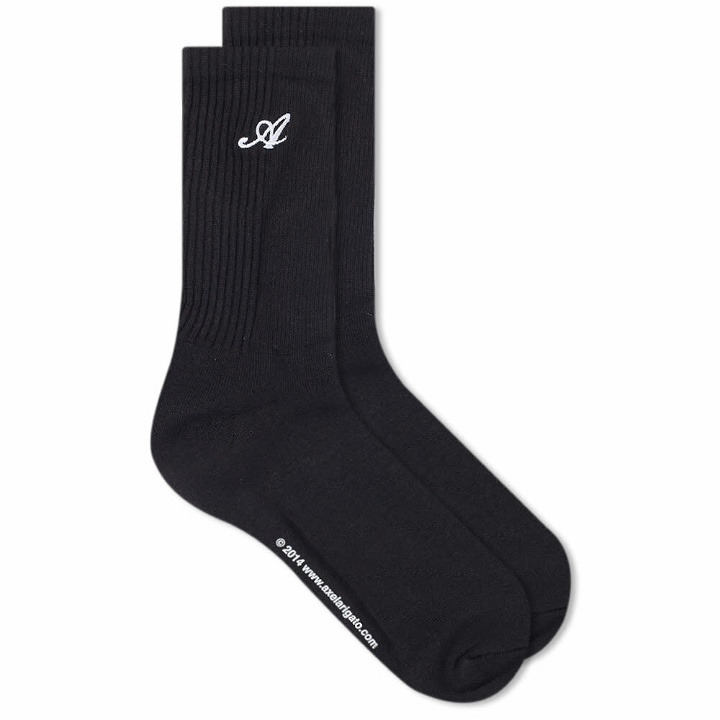 Photo: Axel Arigato Men's Signature Sport Sock in Black