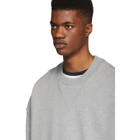 Thom Browne Grey 4-Bar Oversized Classic Sweatshirt