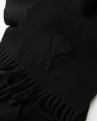 AMI Paris AMI DE COEUR EMBOSSE SCARF Grey Men