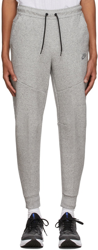 Photo: Nike Grey Fleece Sportswear Tech Lounge Pants