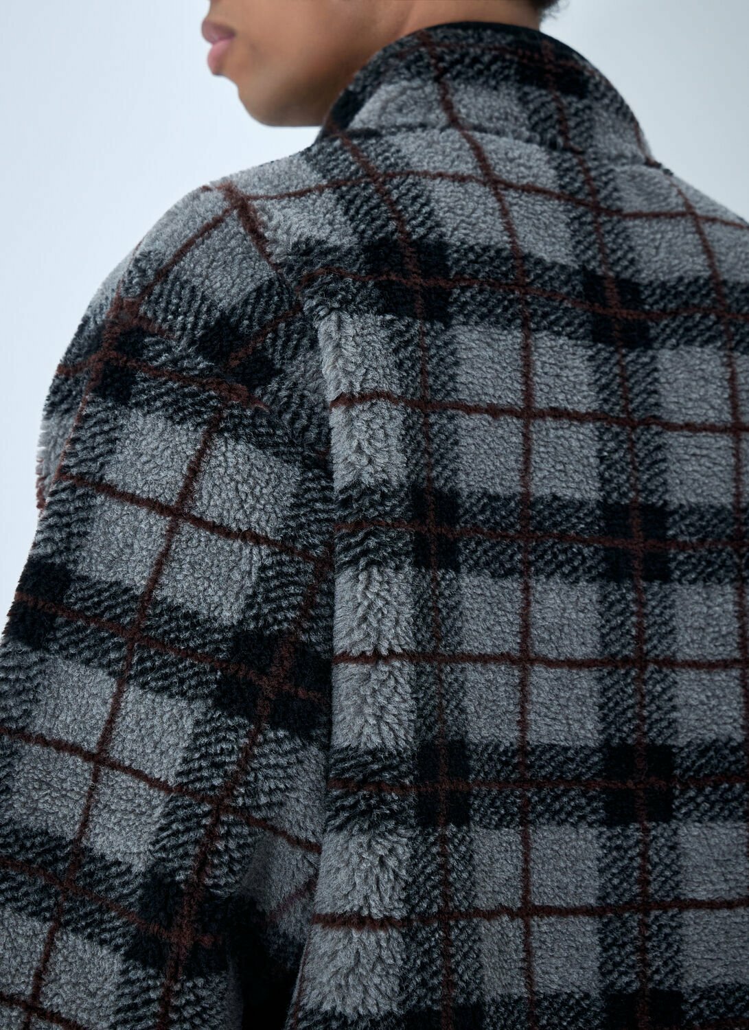 Miu Miu Checked Fleece Jacket