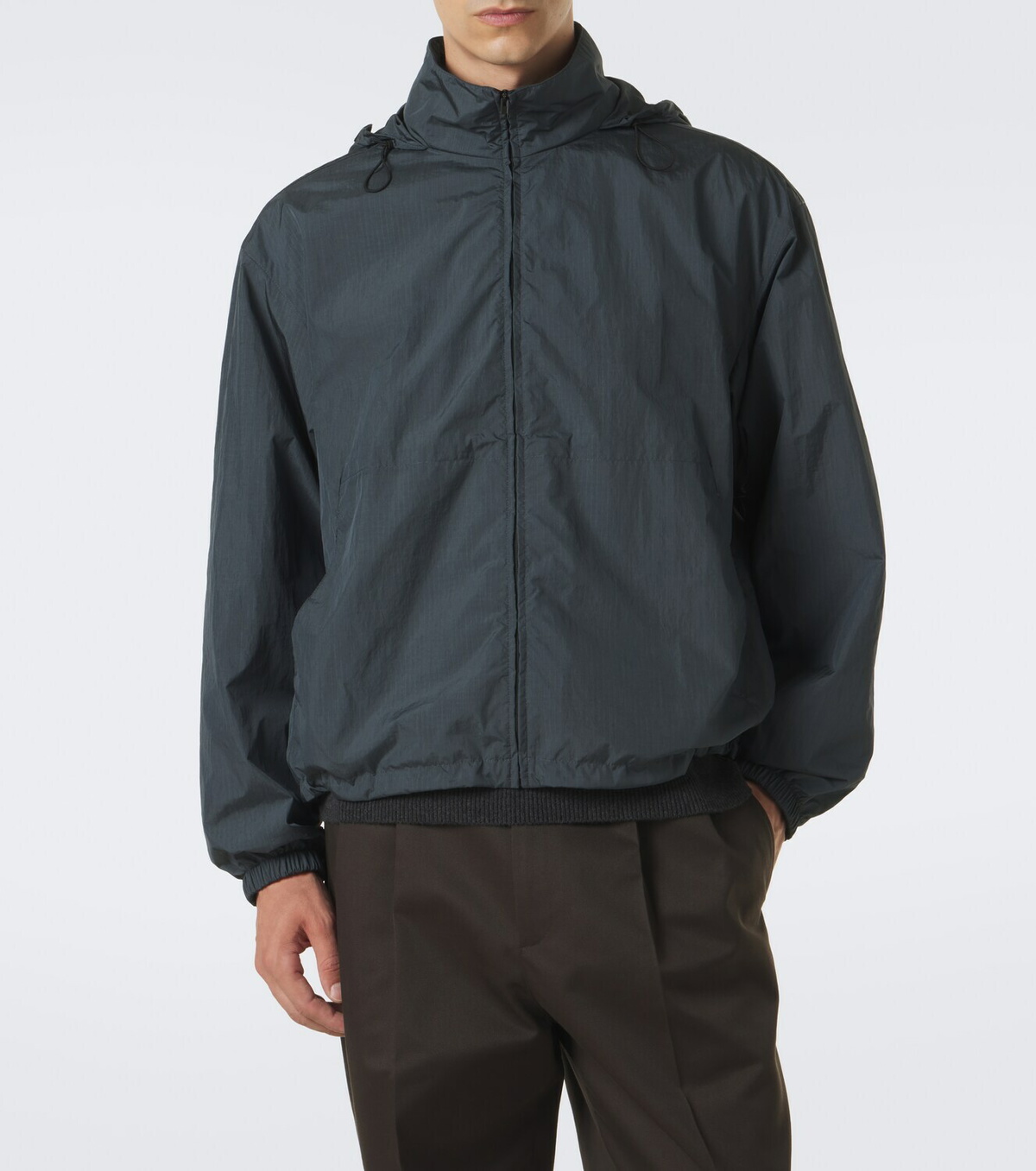 The Row Vernus striped blouson jacket