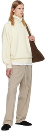 Fear of God Off-White Wool Split High Neck Sweater