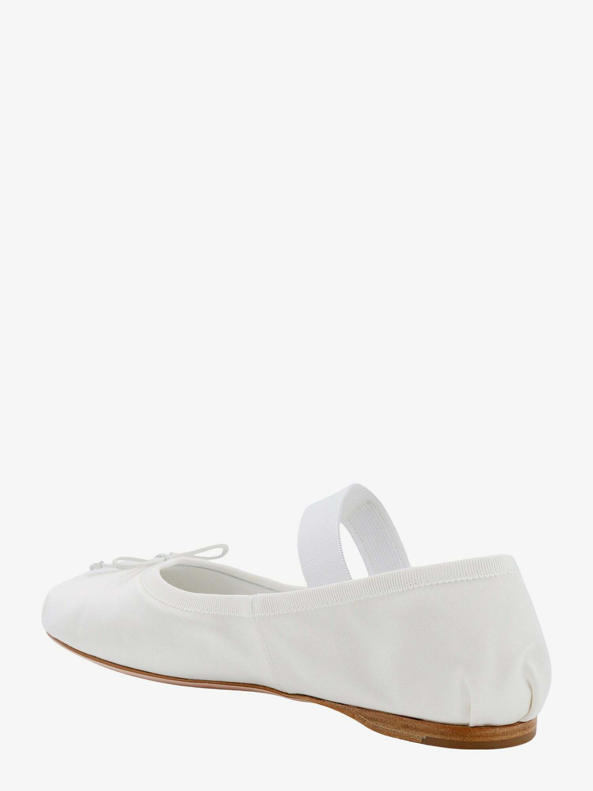 Miu Miu Ballerinas White Womens Miu Miu