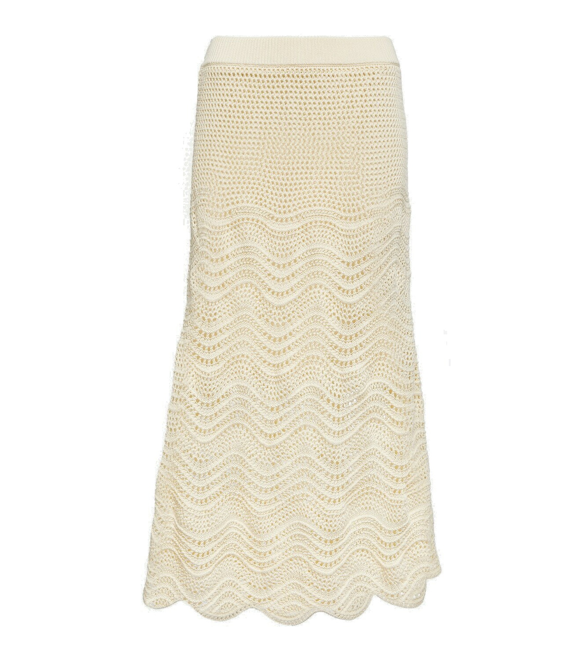 Zimmermann Devi crochet cotton midi skirt Zimmermann