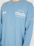 Upcycled Rituals Sweatshirt in Blue