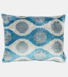 Les-Ottomans Silk velvet cushion