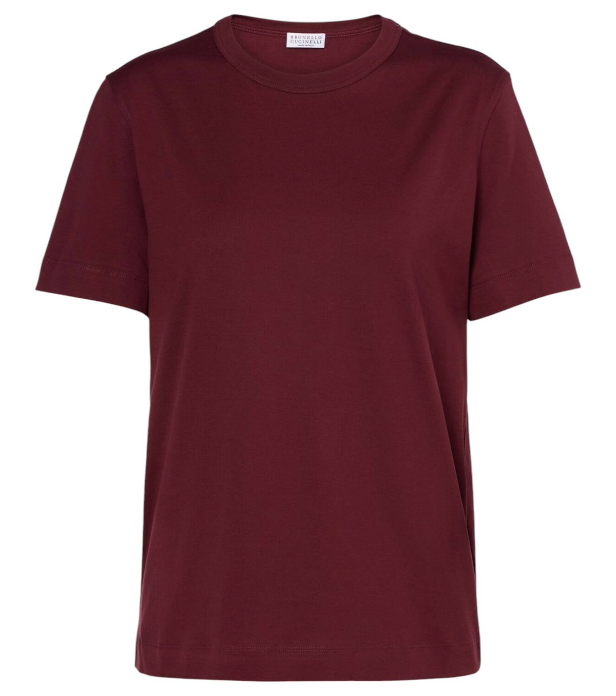 BRUNELLO CUCINELLI - V-neck Cotton T-shirt Brunello Cucinelli