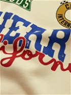 CHERRY LA - Logo-Print Cotton-Jersey Sweatshirt - Neutrals