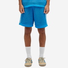 Adidas CLOT Crochet by EC Shorts in Bright Blue