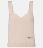 Givenchy Logo wool and cashmere tank top