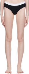 Alexander Wang Black Flocked Briefs