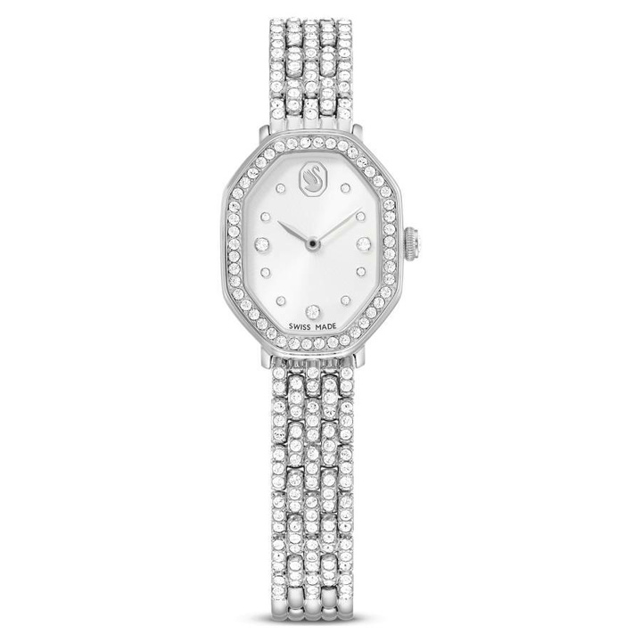 Photo: Swarovski Dextera Quartz Crystal Silver Dial Ladies Watch 5749451