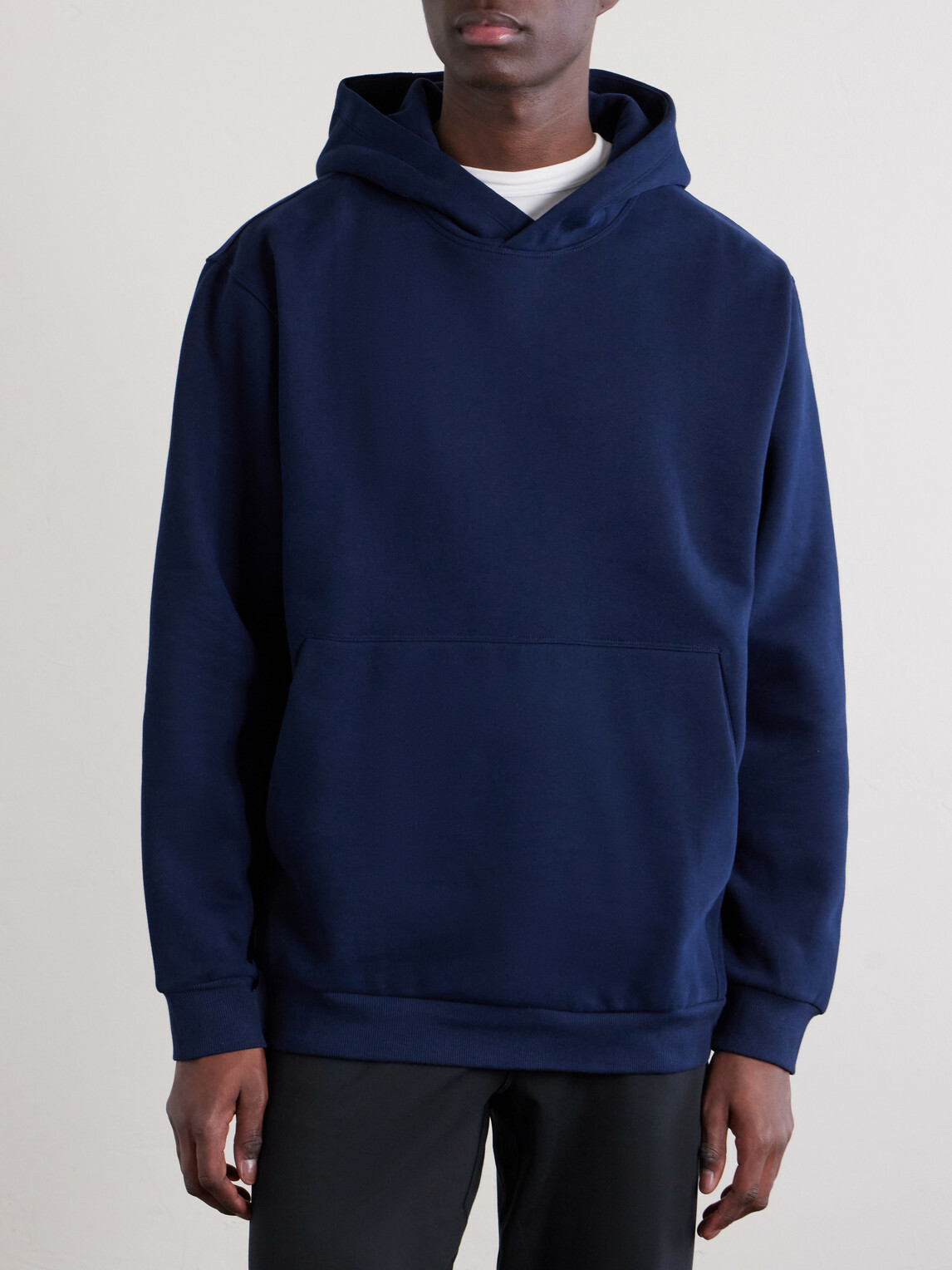 Lululemon - Steady State Cotton-Blend Jersey Hoodie - Blue