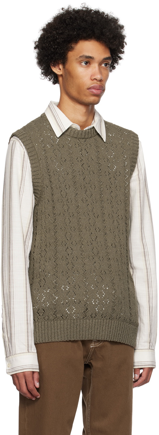 Samsøe Samsøe Khaki Bear Vest