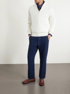 Polo Ralph Lauren - Straight-Leg Cotton-Blend Twill Trousers - Blue