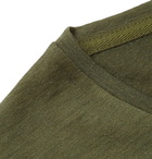 Orlebar Brown - Slim-Fit Merino Wool T-Shirt - Army green