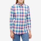Armor-Lux Women's Long Sleeve Madras Check Shirt in Multi