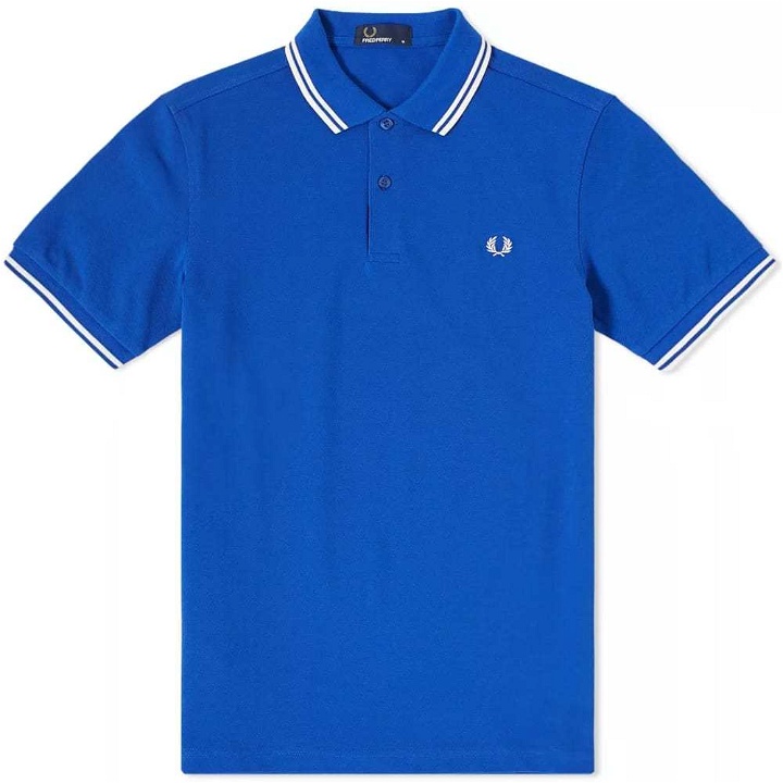 Photo: Fred Perry Twin Tipped Polo Blue