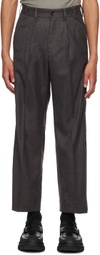 meanswhile Gray Side Zip Trousers